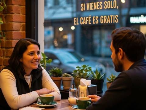 Te atreves a sentarte en un café a charlar con desconocidos?
