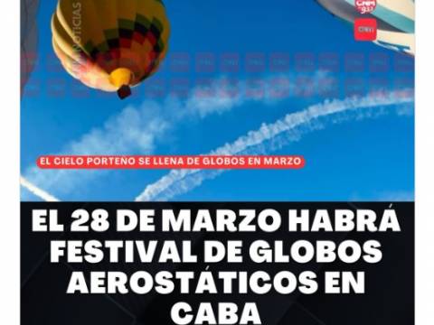 Festival de globos en Buenos Aires