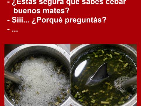 Cebando mates ¿que tal sos?