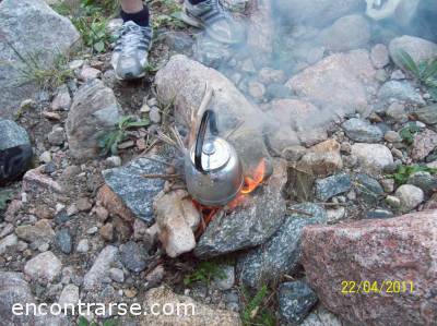 Encuentro  6325 31 Fuego hecho con dos piedras y la yesca... 
