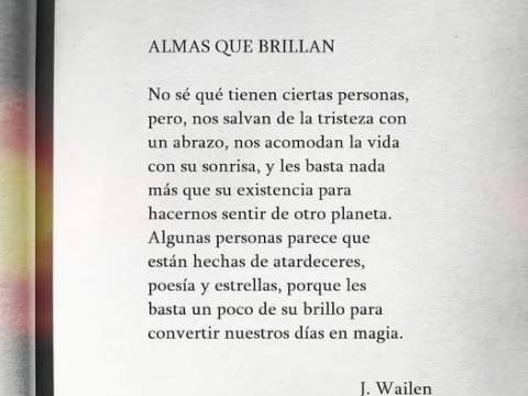 ALMAS QUE BRILLAN