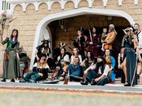 Feria Medieval en La ciudad de los niños de La Plata