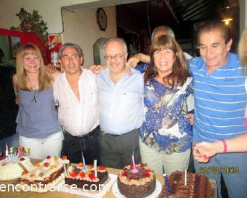 10135 55 NITA - GISEE - MACKIVER y ALFREDO_SEGURA, festejan sus cumpleaños en el Club de Los Viernes!!!