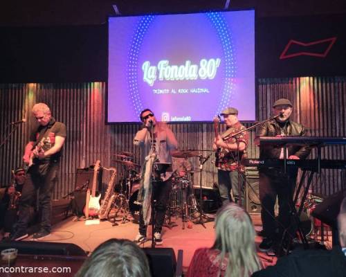 Excelente banda,!!! :Encuentro Grupal DESPEDIMOS JULIO CON EL MEJOR ROCK NACIONAL: LA FONOLA EN ANTIGUA FÁBRICA