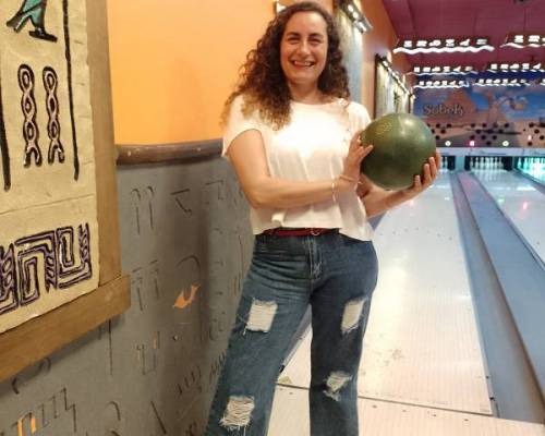 La subcampeona! 😜😅💖 :Encuentro Grupal BOWLING EN SOBEK DE CABALLITO