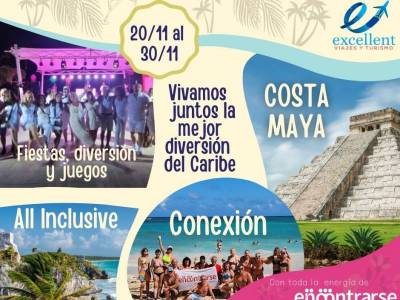 Encuentro : Vivir una experiencia grupal maravillosa en Playa del Carmen 