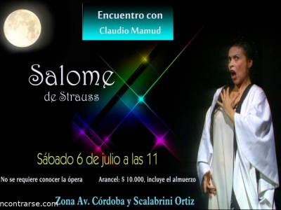 Encuentro Encuentro con la ópera "Salomè"
