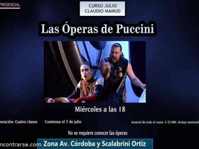 Encuentro Encuentros con todas la óperas de Puccini