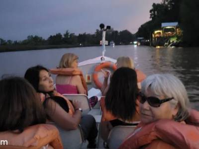 Encuentro TIGRE: Paseo nocturno en Canoa con luna llena !