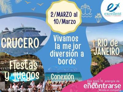 Encuentro Experiencia CRUCERO a RIO 2/3/2025