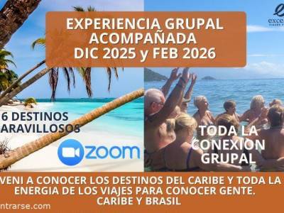 Encuentro ZOOM - Vivi las Experiencias Grupales que estamos  Encuentro ZOOM - Vivi las Experiencias Grupales que estamos